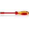 98 03 08 Nut Driver with screwdriver handle insulating multi-component handle, VDE-tested burnished 237 mm